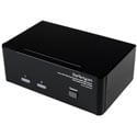 StarTech SV231DDVDUA 2 Port DVI VGA Dual Monitor KVM Switch USB with Audio & USB 2.0 Hub