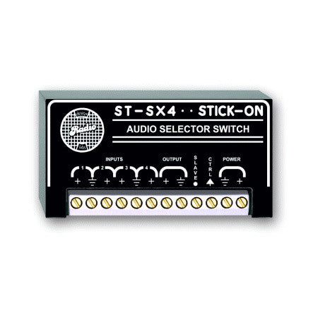 RDL ST-SX4 4x1 Unbalanced Audio Switcher