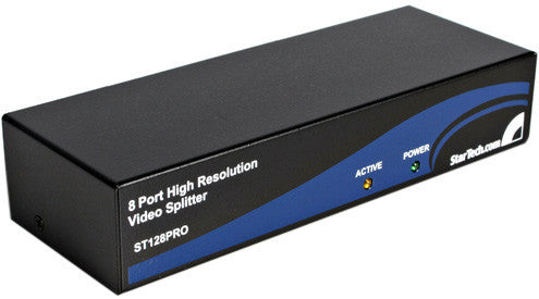 StarTech ST128PRO 8 Port High-Resolution VGA Video Splitter/DA