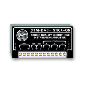 RDL STM-DA3 Microphone Level 1x3 Distribution Amplifier