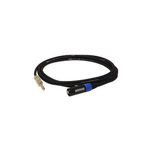 Whirlwind STF06 Cable Adapter 1/4in TRSM to XLRF 6FT