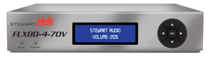 Stewart FLX80-4-70V 4-Channel DSP-Enabled Amplifier - 4 x 80W @ 70/100V