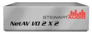 Stewart NetAV I/O 2X2 Cobranet Enabled On / Off Ramp Device