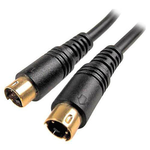 Premium SVHS Flexible Molded 4-Pin Male to 4-Pin Male S-Video Cable 75FT Packaged