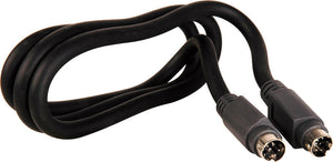 Premium SVHS Flexible Molded 4-Pin Male to 4-Pin Male S-Video Cable 3FT