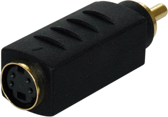 S-Video Female to RCA Male In-Line Adapter Color