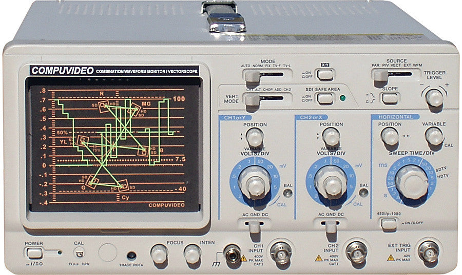 Scope Monitor Buy Compuvideo SVR-1750HDSD Digital Multi-SDI Waveform Monitor and ...