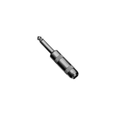 Switchcraft 285L 1/4in 2-Conductor TS Plug with Large 0.375 hole Diameter