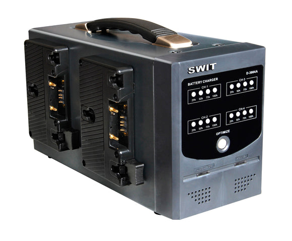 SWIT D-3004A 4-Channel Gold Mount Charger