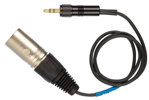 Tec-Nec XLR Male Unbalanced Line Output to 3.5mm Mini Locking 3Ft Cable Sennheiser CL100-2 Equivalent