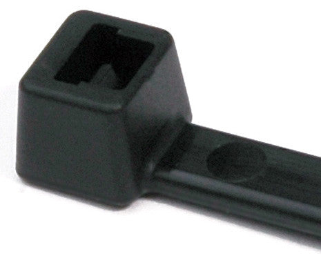 HellermannTyton Cable Tie 30 lb. PA66 100 Pack -Black