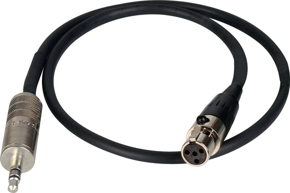 Mini 4-Pin XLR Female to 3.5mm Stereo 3FT