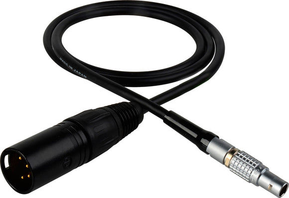 Laird 2-Pin Lemo to 4-Pin Male XLR Teradek Power Cable - 12 Inch