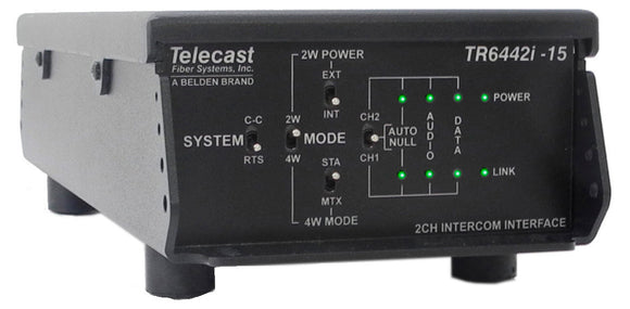 Telecast Fiber MTR6442i-MML-13 Intercom Transceiver - MiniMussel 1310nm