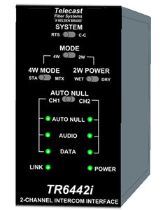 Telecast Fiber MTR6442i-13 Intercom Transceiver - Throwdown 1310nm