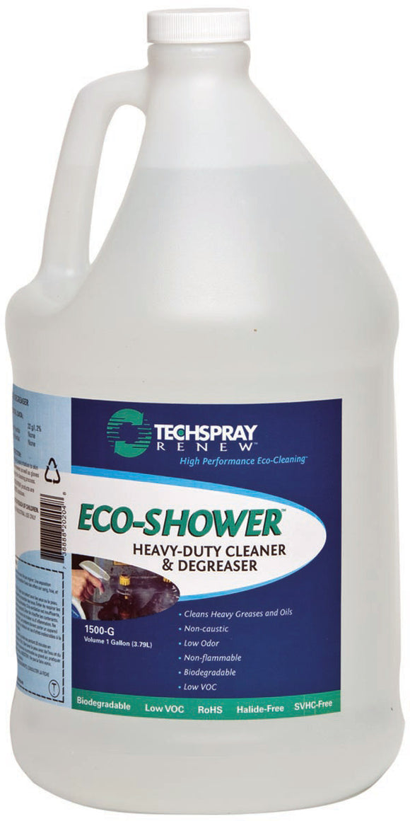 Techspray 1500-G Eco-Shower Blue Naturally Based Degreaser 1 Gallon