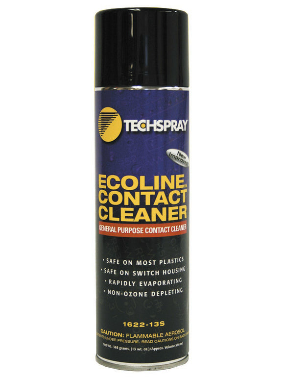 Techspray 1622-13S Ecoline Contact Cleaner 13 Ounce (Flammable)