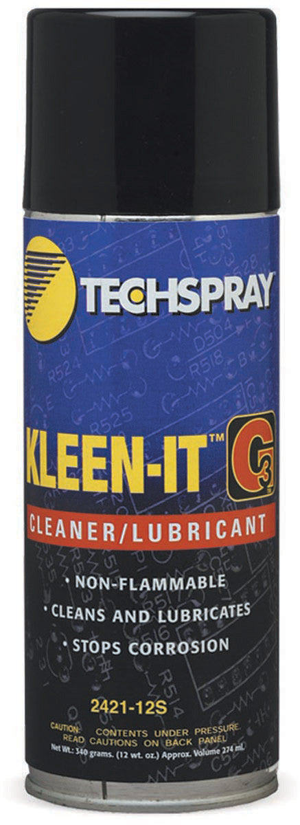 Techspray 2421-12S G3 Kleen-It Cleaner/Lubricant 12 Ounce