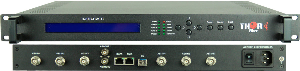 Hardware Ip Transcoders Buy Thor H-87S-HWTS 8 Program ASI or IP Hardware Transcoder THR-H-87S-HWTS