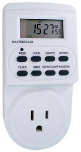 Velleman Weekly Programmable Digital Timer with 10 On/Off Programs