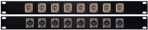 Rack Mount Patchbay 16 Port BNC-XLR F-M