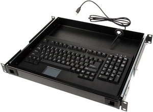 TecNec 1RU Drawer With Full Size USB/PS2 Keyboard and Touch Pad