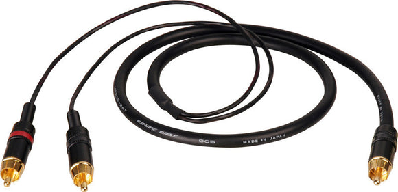 TecNec Premium Y-Cable - RCA Male to 2 RCA Males 50FT