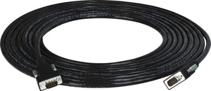 TecNec Plenum Rated HD-15 Male to HD-15 Male SVGA Cable Black 75FT