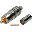 Connectronics TN-RCAV3 75 Ohm RCA Crimp Connector for Canare A2V1 or A2V2-L or V-3C or L-3C2VS Cable