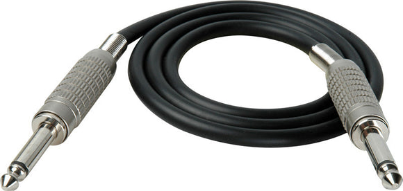 TecNec Premium 1/4in Mono Male to 1/4in Mono Male Audio Cable 3FT