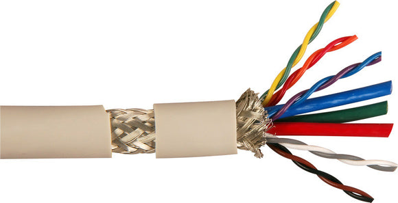 TecNec Triple Shielded HD/UXGA Cable with 3 Coax and 5 Twisted-Pair per Foot