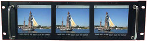 ToteVision LCD-560X3 Active Matrix 5.6 inch Triple Rack Mount LCD Monitors