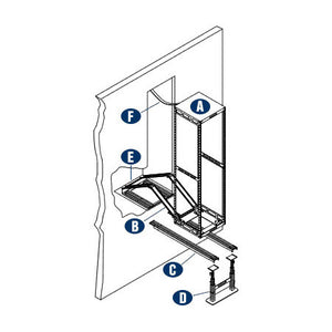 AXS Slide Out System Service Tracks (Pair) 25in Extension