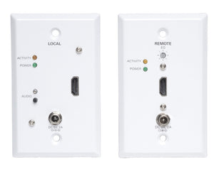 Tripp Lite B126-1A1-WP HDMI over Cat5/Cat6 Active Extender Kit Wallplate TX/RX for Video & Audio - Up to 200 Feet