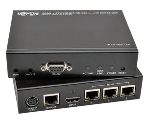 Tripp Lite BHDBT-K-E3SI-ER HDBaseT HDMI over Cat5e/6/6a Extender Kit with Ethernet Serial and IR Control 1080p