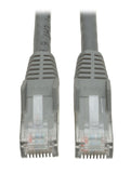Tripp Lite N201-003-GY Cat6 Gigabit Snagless Molded Patch Cable (RJ45 M/M) - Gray 3 Feet