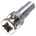 Trompeter PL455ACFLP-221 1553 Twinax Pin Contact Full Crimp 3-Lug Bayonet Straight for 10614 Cable