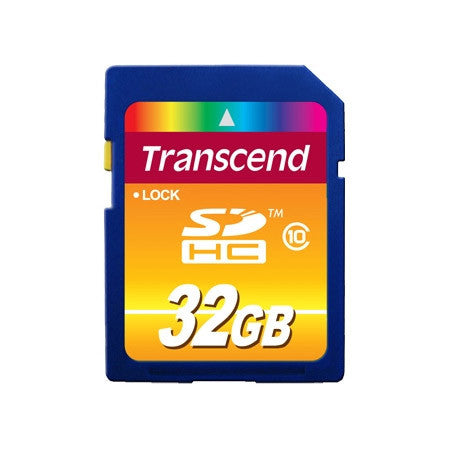 Transcend TS32GSDHC10 SDHC Card - 32GB Class 10