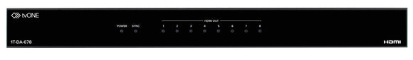 TV One 1T-DA-678 1x8 HDMI v1.4 Digital Signal Distribution Amplifier