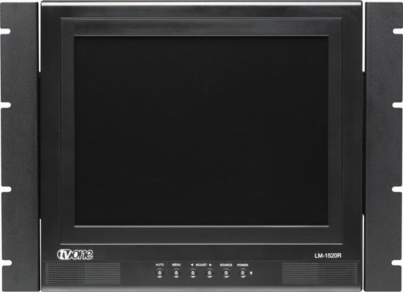 TV One LM-1520R 15inch LCD Monitor in a Rackmount Frame