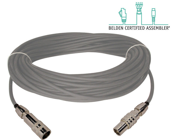 Belden 1859A Plenum Triax Cable 50FT with Kings Connnectors