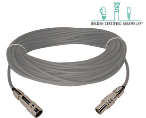 Belden 1859A Plenum Triax Cable 150FT with Kings Connnectors