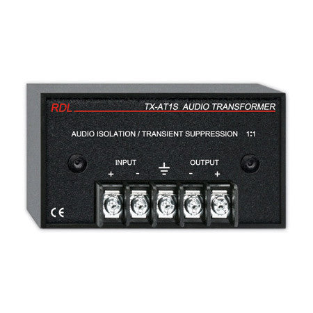 RDL TX-AT1S Audio Isolation Transformer with Suppression