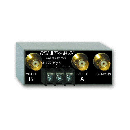 RDL TX-MVX Manual Rmt Controlled Video Switch - 2x1 - BNC