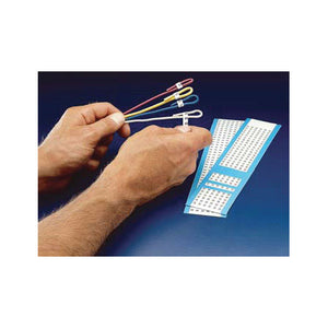 HellermannTyton Carded Adhesive Cable Markers OUT