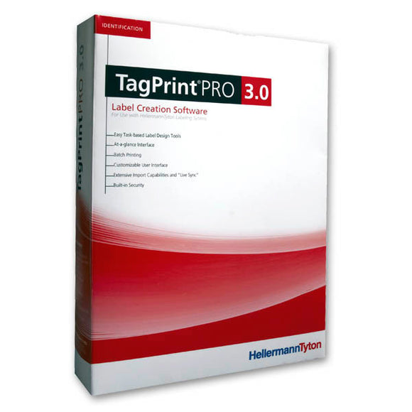 HellermannTyton 556-00038 Tagprint Pro 3.0 Label Printing Software -10 license