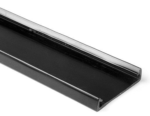 HellermannTyton TC4BK4 Wiring Duct Cover 4 Inch Wide/ Black/ 6FT Length