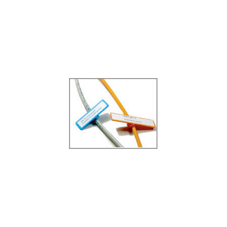 Rip-Tie U-25-010 Unitag 5/8 x 2-1/2 Snap Tag Cable Identifier 10 Pack White