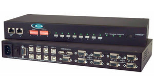 NTI UNIMUX-USBV-4O-RS - 4-Port VGA USB KVM Switch with OSD and RS232