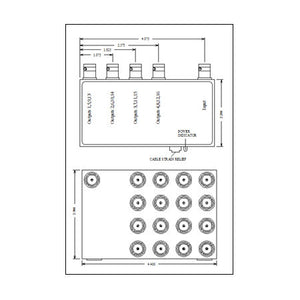 VAC 11-111-116 1x16 Composite Video DA